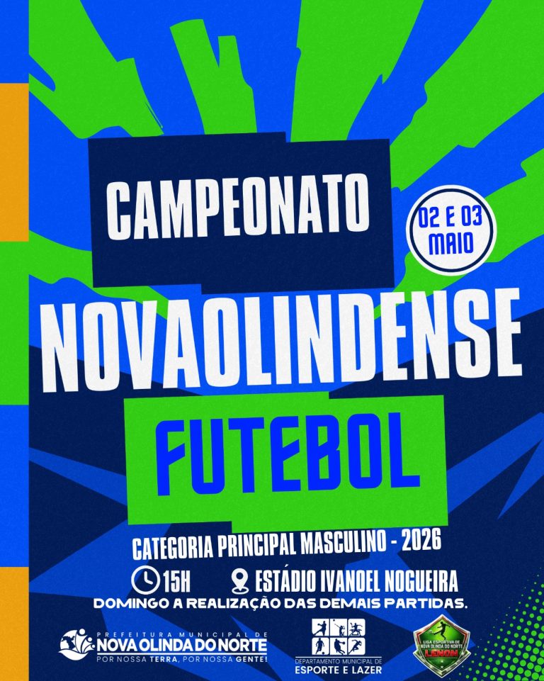 Campeonato Novaolindense de Futebol 2026 – Categoria Principal Masculino.