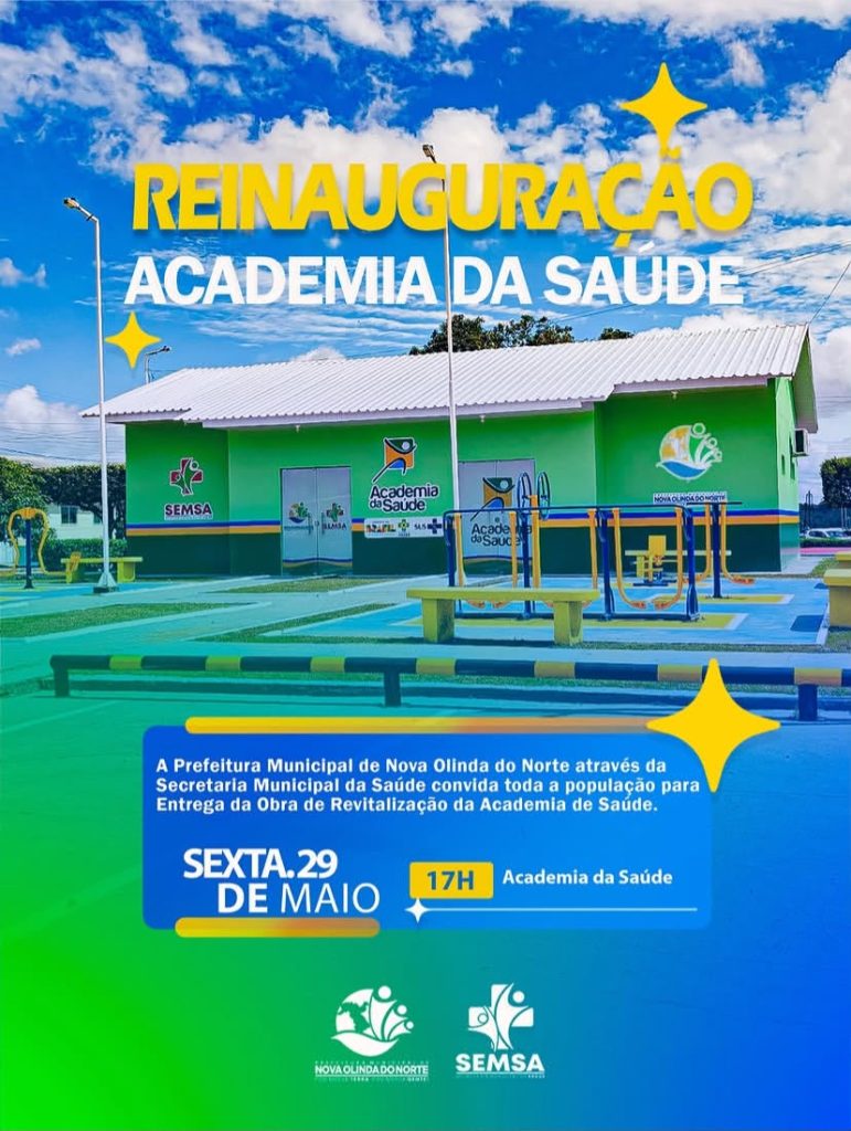 Reinauguração Academia de Saúde