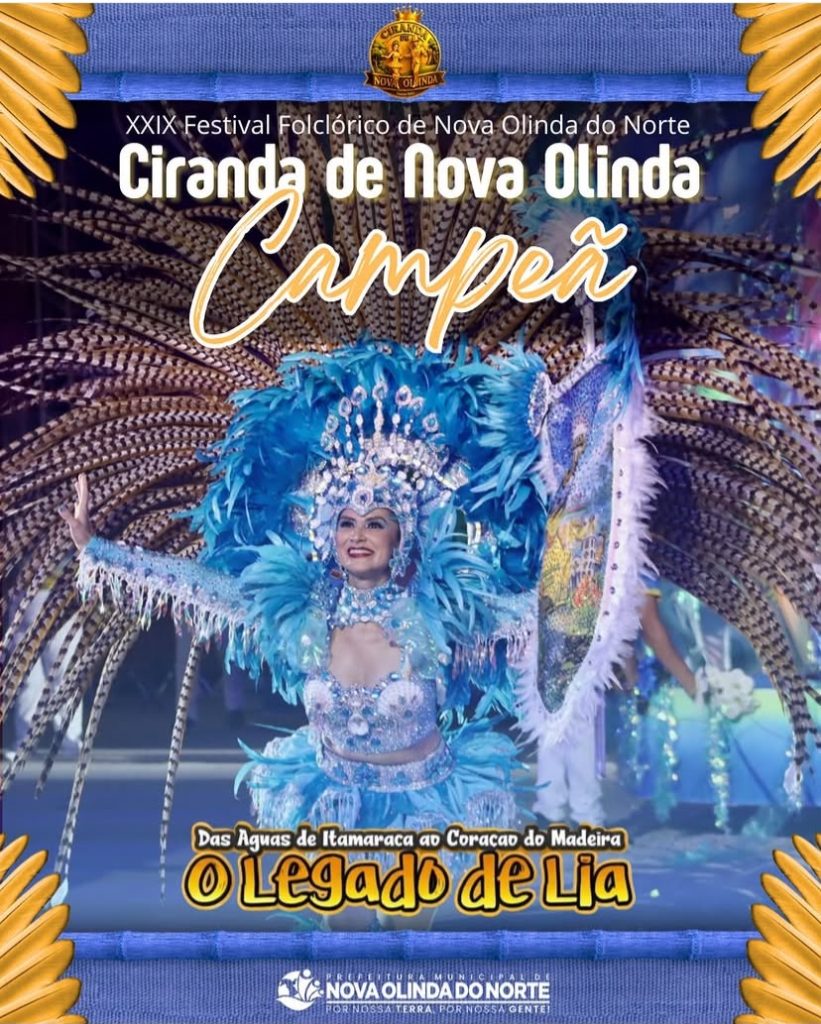 Ciranda de Nova Olinda encanta o público com o tema “O Legado de Lia”